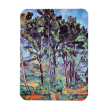 Cezanne - Pines And Aqueduct Vinyl Magnet