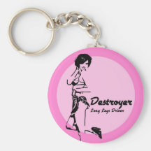 CG Lady Destroyer Keychain