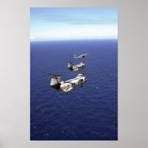 CH-46 Sea Knights Poster