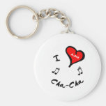 Cha-Cha Items - I Heart the Cha-Cha Key Chain