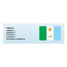chaco, Argentina Business Card