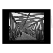 Chain Bridge over the Potomac River 1865 Cards