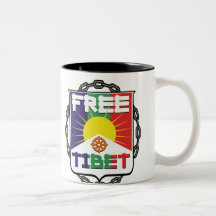 Chained Free Tibet Coffee Mug