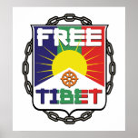 Chained Free Tibet Print