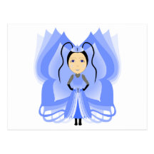 Chalcedony Butterfly Princess Postcards