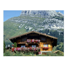 Chalet above Le Grand Bornand, French Alps, France Post Cards