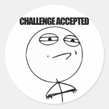 Challenge Accepted Sticker