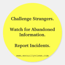 Challenge Strangers. Sticker