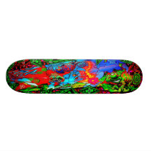 Chameleodelic Psycho Stinger - Sk8 Deck Art Skateboards
