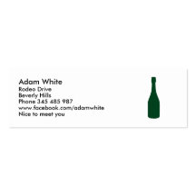 Champagne Business Card