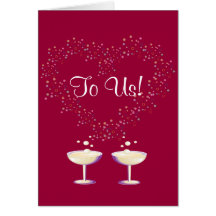 Champagne Toast Card - Customisable