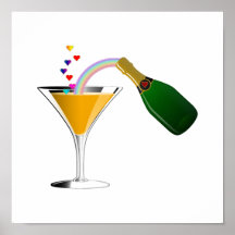 Champagne Toast Poster
