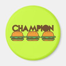 CHAMPION BURGERS yum! Refrigerator Magnet