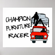 Champion Furniture Racer Print