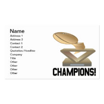 Champions Business Card Templates