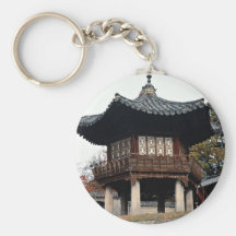 Changdok Palace in fall Key Chains