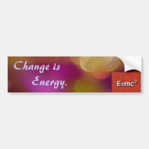 Change Energy bumper sticker