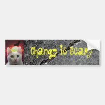 Change Scary bumper sticker
