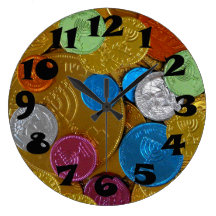 Chanukah Time Wall Clocks