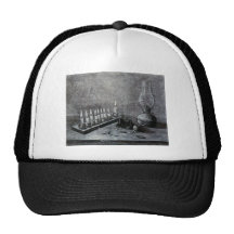 chanukahblackandwhite hats