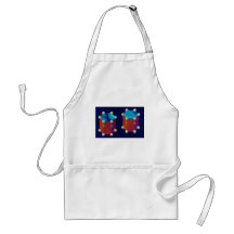 Charges on two hexagonal prisms Orbit Apron