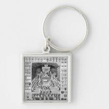 Charles I  in the House of Lords Key Chains