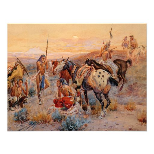 Charles M. Russell's First Wagon Tracks (1908) Announcement