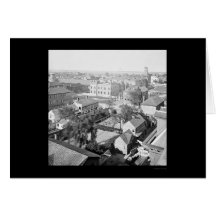 Charleston and The Citadel from Orphanage 1865 Greeting Card