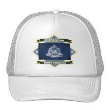 Charleston SC Diamond Mesh Hat