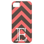 Charlie Brown Chevron Preppy Pink Zig Zag Initial iPhone 5 Cases