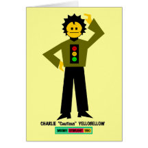Charlie "Cautious" Yellobellow Greeting Cards