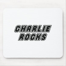 Charlie Rocks Mouse Pads