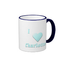 Charlotte -- Light Blue Coffee Mugs