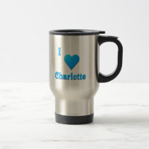 Charlotte -- Sky Blue Coffee Mugs