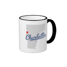 Charlotte Vermont VT Shirt Coffee Mugs