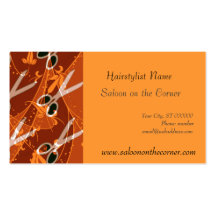 Charming Scissors Business Card Templates