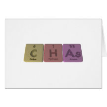 Chas as Carbon Hydrogen Arsenic Cards