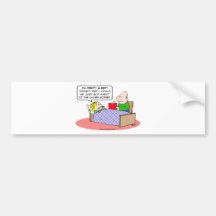 chase scene kid bed dad read book bumper stickers
