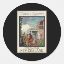 Chateau Tongariro New Zealand Stickers