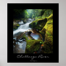 Chattooga River Poster with customisable title