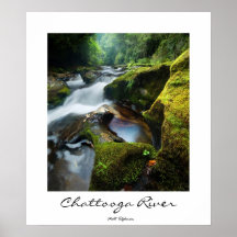 Chattooga River Poster with customisable title