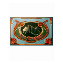 Che, bandoneon postcard