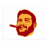 Che Guevara with Cigar Portrait Postcard