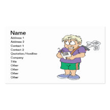 Cheater Cheater Pumpkin Eater Business Card Template