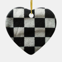 check pattern (knitting) ornaments