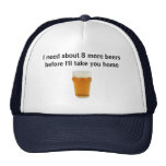 cheeky beer drinkers cap trucker hat