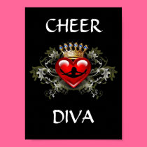 CHEER DIVA POSTER posters
