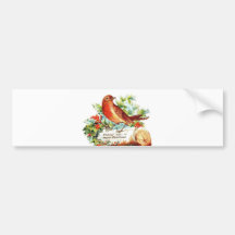Cheerful Christmas Greetings Bumper Sticker