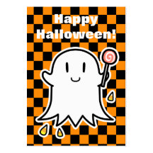 Cheerful Ghost pocket calendar 2012 Business Cards