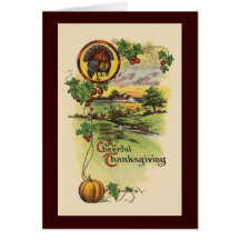 Cheerful Thanksgiving Card